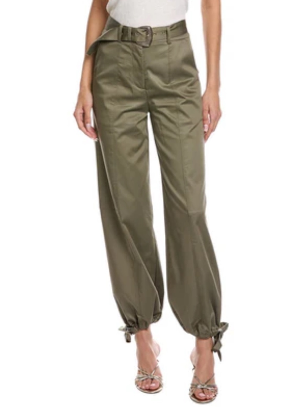GENERATION LOVE brandi gabardine pants in Olive Green Size 4